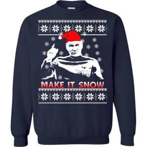 For he's a very avid fan of winter. Even though he'll have to experience snow at some winter planet or a holosuite.