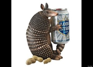 From Huffington Post: "It's a struggle to come up with a practical use for this. Unless you have some really kleptomaniacal dinner guests, we're not sure why you need an armadillo to protect your beer."