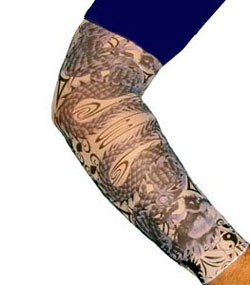 From Divine Secrets of a Domestic Diva: "Does your man’s corporate day job leave you fantasizing about a tougher tatted man? Problem solved with the tattoo sleeves! Your man can sport his suit by day and these sexy tattoo sleeves by night,or maybe your Grandpa has always wanted to go a little wild. Really, who wouldn’t love this gift- and all for less than $20 (while the sale lasts!)"