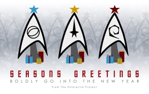 Well, this is a real Christmas card from the Enterprise Project. I'm not sure what it is exactly.