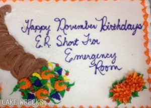 Yeah, we all know what ER stands for. Nobody needs to explain it.