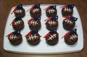 Each of them has the Patriots logo to show. Of course, they're also not fully inflated.