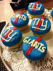 Helps that the Giants beat New England both times. Also, that the cupcakes have blue filling.