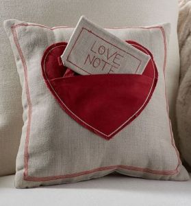Because it should always have a love note in place. Still, both pillow and love note are made from the same materials.