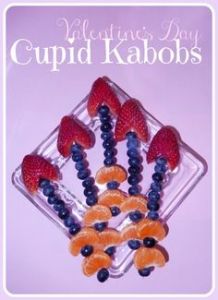 Well, at least they won't cause much strain to your heart. But calling them "Cupid kabobs" not sure if the name has a ring to it.