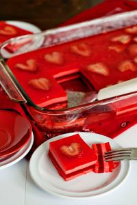 Okay, it also has a lot of red in it, too. But at least the strawberry can be a heart shaped fruit when sliced.