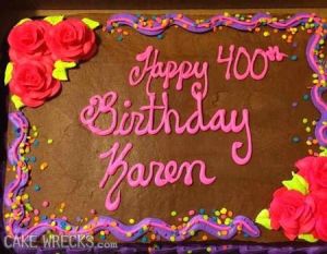 As a history major, I don't think Karen was a popular name in the 1600s. Then again, this is probably a fluke and Karen is actually 40. Kind of disappointing because I would've loved to ask her to recollect her experience of being at Plymouth Rock.