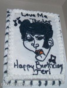 For some reason Elvis looks like an angry vampire. Or like Wolverine. Not sure which.