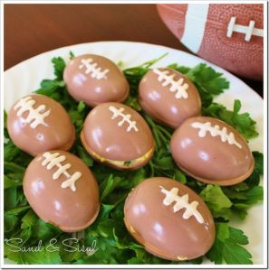 They're also dyed brown and stuffed with cheese. Make great appetizers.