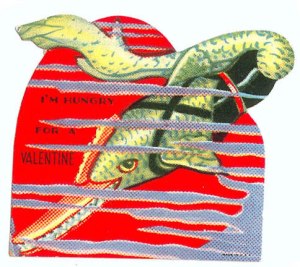 I know this is supposed to be a fish but the fact it has a snout full of teeth kind of baffles me. Not to mention, it's wearing some sort of skimpy diving outfit.