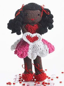 Well, she's such a sweetie. Sure pink and red don't always go together. But here I make an exception.