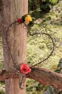 And if it weren't for the flowers, you might barely see it. Still, I think it's beautiful.