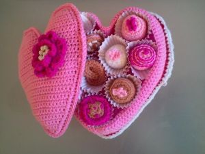 Because they're soft and smushy. Love the heart decoration on the lid.