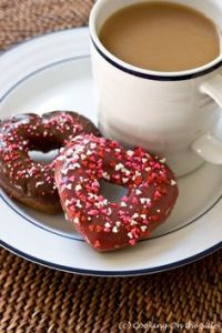 And you have to love the chocolate glaze and sprinkles. However, these can cause coronaries.