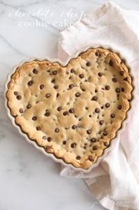 And what's better than a chocolate chip heart cookie? Not much as far as I know.