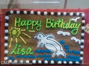 The fins don't even look right on this for God's sake. Seems more like a weird penguin creature from outer space.