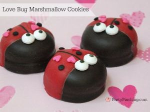 Yes, they resemble ladybugs and have hearts on their backs. Adorable.