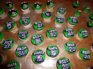 Includes Ray Rice and Ray Lewis. You know the guy who beat his wife and the other guy who's alleged to have murdered 2 people.