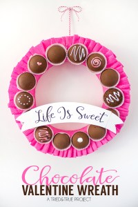 Well, the chocolates aren't real. Love the saying "Life Is Sweet."