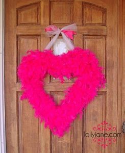 Well, it certainly seems like something you'd put on your front door. Then again, these kind of wreaths might make a mess.