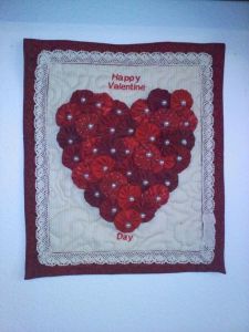 By the way, yo-yo is the style. Don't ask me why. there are some quilting terms I don't understand.