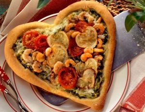 And consist of vegetables it does. I'm sure your heart will thank you for not going with pepperoni.