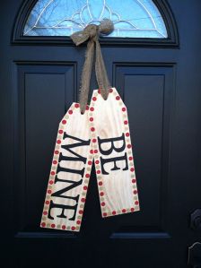 Doesn't hurt if they're bordered with hearts. Makes a nice door hanging.