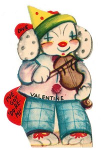 This dog fiddler is the stuff of nightmares. It's not cute, especially since it has crossed eyes. Look away, I beg of you.