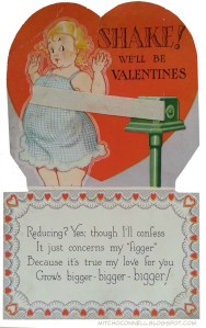 By the way, that's an old weight loss contraption called a fan belt. And no, it doesn't work. Still, ladies, if you try to lose weight, don't do it for a man.