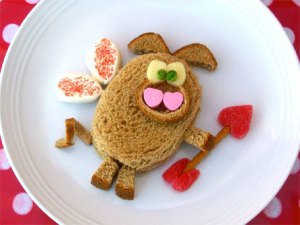 Well, that's a creative spin on the Greek god of love. Still, it's adorable and original.