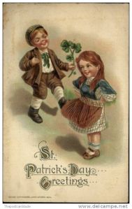 I'm sure little Patty is giving little Molly some clover because she wants to see her tits and look up her skirt. And Molly knows it.