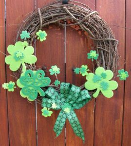 Well, you can't have enough shamrocks, can you. Love the green ribbon on this.