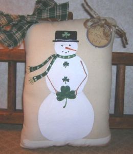 However, unless it's the polar regions, a snowman on St. Patrick's Day isn't long for this world. Since the coming spring ensures his demise if global warming hadn't already.