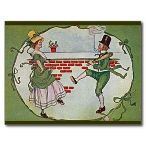 Is that guy dancing with a club in his hand? If so, is it to clobber any guy who wants to dance with his girlfriend? I need answers.