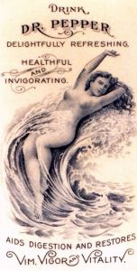 So in the early 1900s it was perfectly okay to feature naked women in order to sell stuff. And they thought women wear to little in our advertising.