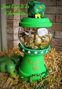 Sure they usually store gumballs. But this one holds almond Hershey's kisses. Nice how it comes in a gold wrapper.