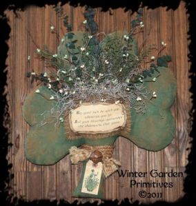 Makes a nice bouquet doesn't it? Even includes an Irish blessing.