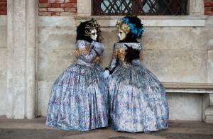 And these two are no exception. But their masks are as different as can be.