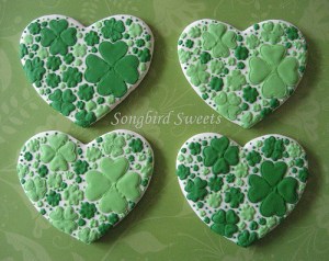 Well, at least these are in lovely hearts and in green. So they'll certainly delight.