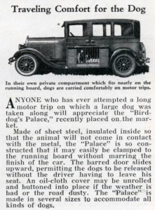 Because nothing shows you're good with animals like attaching a cage to the side of your car. And having that cage sport barred windows.