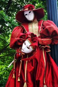 You will find that many of these outfits come with more than one mask. Though only one is used for the face.