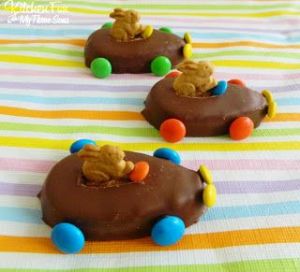 Make sure the M&M wheels all match. Nevertheless, a great activity for kids.