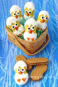 Well, these are cute. Love their eyes and beaks. Sure they may not look like chicks but these are clever.