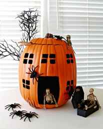 Haunted-House-Skeleton-Pumpkin-Made-With-a-Foam-Pumpkin-645x809