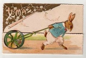 christmas bunny 1890s