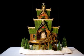 Gingerbread pagoda