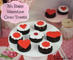 No bake easy oreo valentine treats handmade gifts school friend love heart chocolate