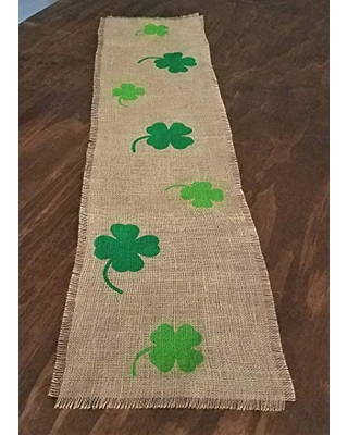 burlap-st-patricks-day-table-runner-12-inches-wide-32-36-48-54-60-72-84-90-108-120-132-144-160-inch-length-rustic-st-patricks-